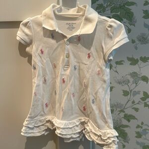 Ralph Lauren ruffle polo dress